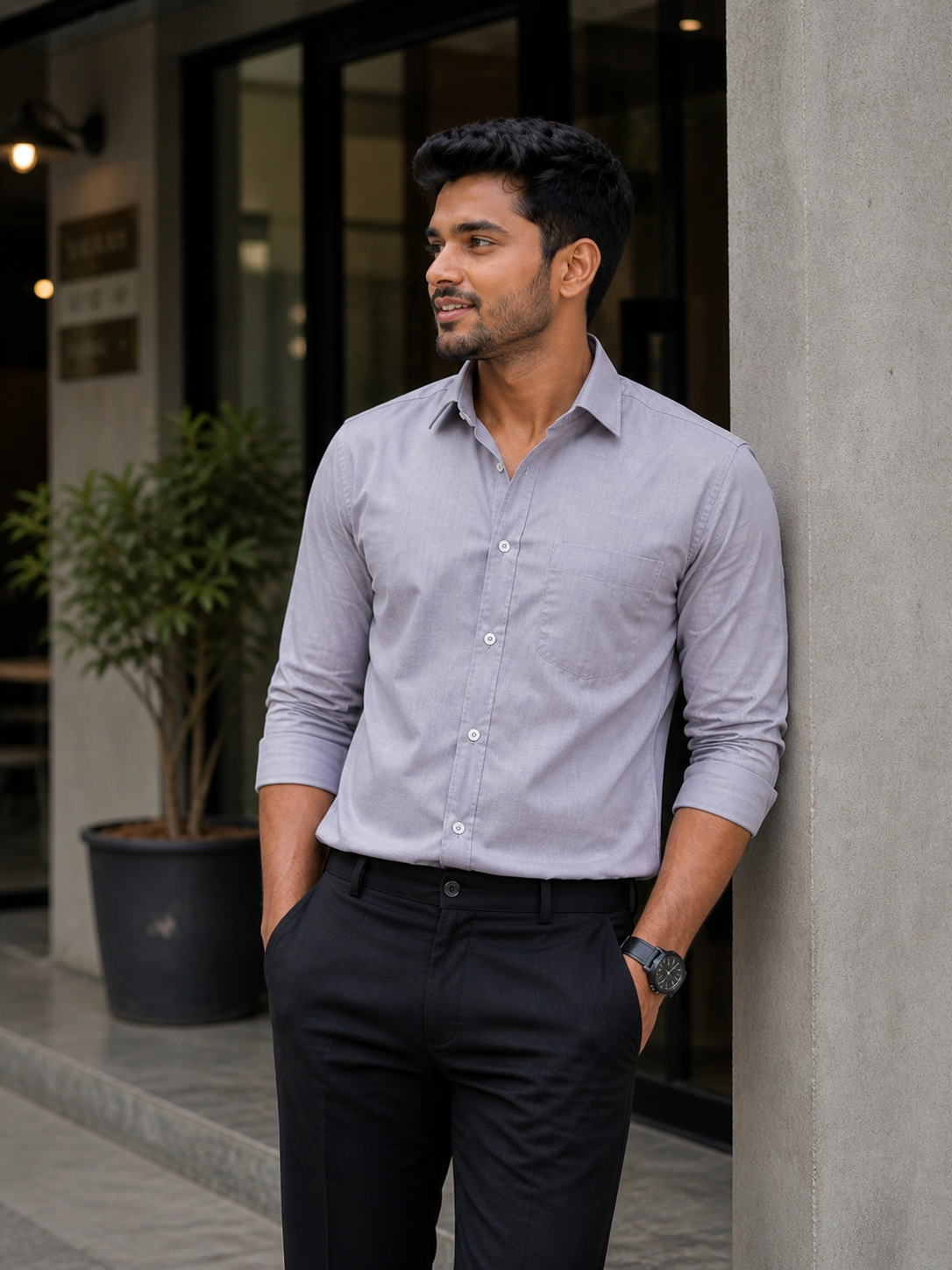 Lite Grey Color Shirt