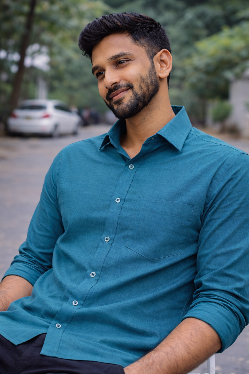 Airforce Blue Shirt